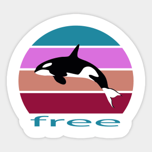 Free orca Sticker